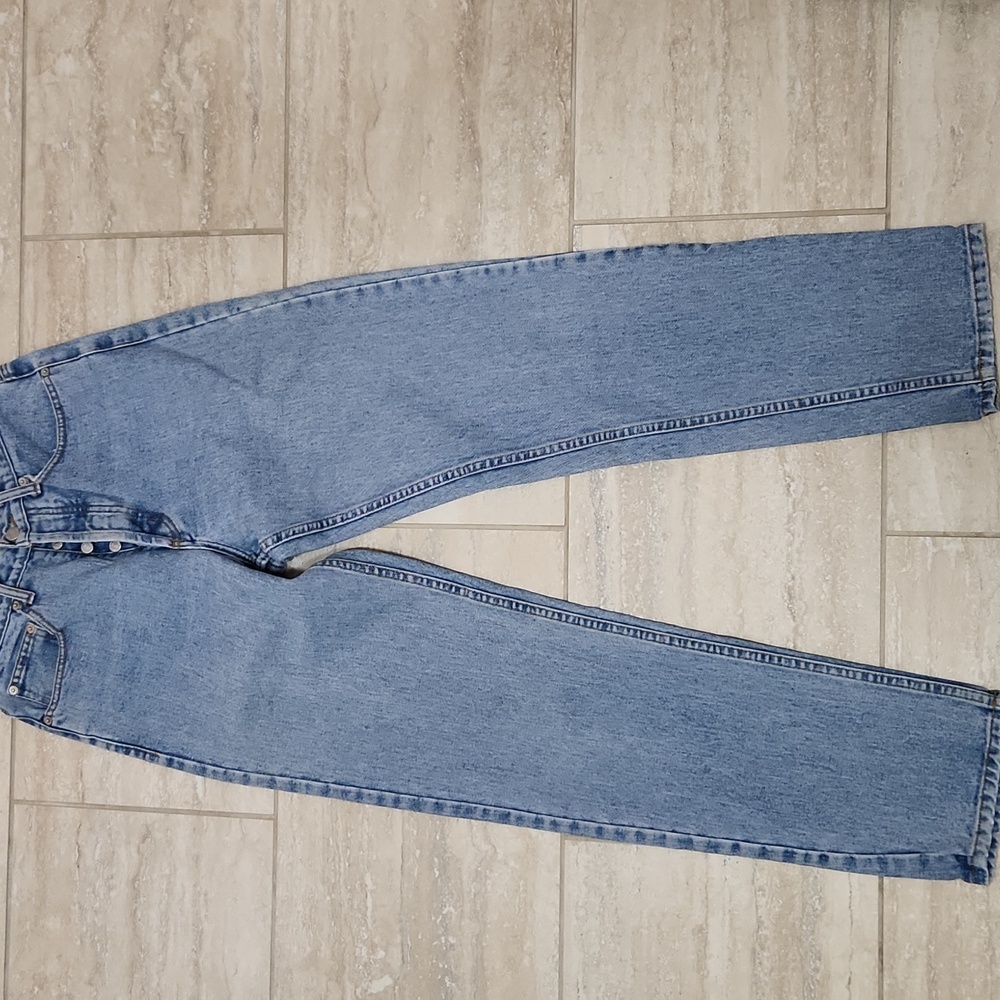 Vintage Guess by Marciano USA Acid Wash Mom Jeans High Rise Tapered Leg 30 Long